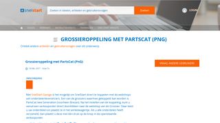 
                            7. Grossieroppeling met PartsCat (PnG) - SnelStart KennisPlein