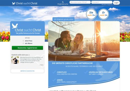 
                            2. Größte Christliche Partnersuche - Christ-sucht-Christ.de