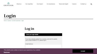 
                            10. Grosvenor - Existing Applicant Login