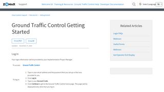 
                            3. Ground Traffic Control Getting Started – Zonar Systems Support