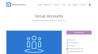
                            12. Group Accounts - Restrict Content Pro