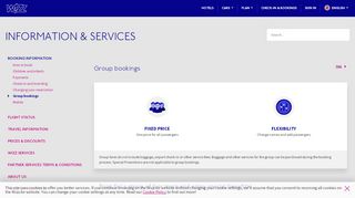 
                            8. Group bookings - Wizz Air