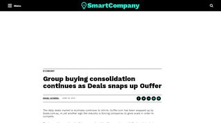
                            12. Group buying consolidation continues as Deals snaps up Ouffer ...