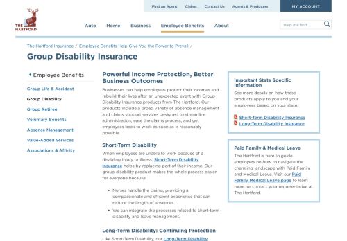 
                            10. Group Disability Insurance | Employee Benefits | The Hartford