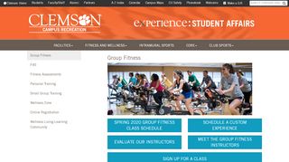 
                            10. Group Fitness | Clemson University Student Affairs