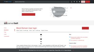 
                            6. group policy - Block Domain User login - Server Fault