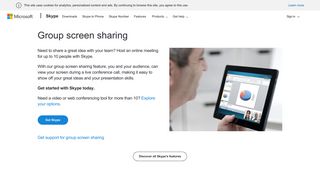 
                            7. Group screen sharing | Online meeting screen sharing | Skype