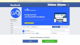 
                            8. GroupAlarm - cubos Internet GmbH - Posts | Facebook