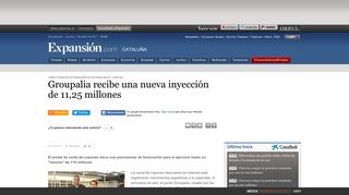 
                            8. Groupalia recibe una nueva inyección de 11,25 millones,Catalunya ...