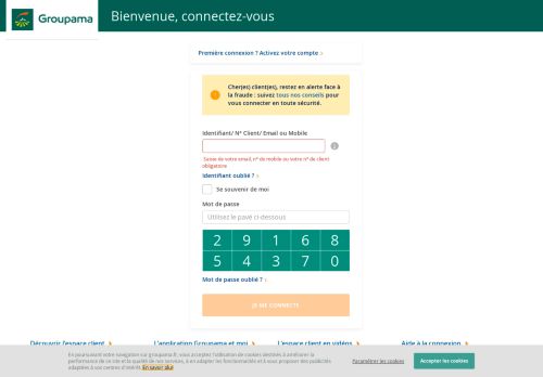 
                            9. Groupama - Espace client