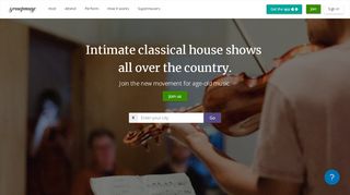 
                            13. Groupmuse - Chamber music house concerts with your friends!