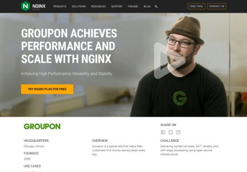 
                            12. Groupon Achieves Performance and Scale with NGINX - NGINX