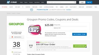 
                            3. Groupon Coupons, Promo Codes and Discounts | Slickdeals.net