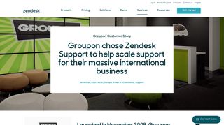 
                            10. Groupon Customer Service Story | Zendesk