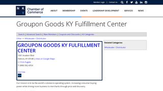 
                            11. Groupon Goods KY Fulfillment Center