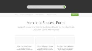 
                            2. Groupon Goods Marketplace: Support