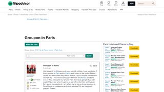 
                            11. Groupon in Paris - Paris Forum - TripAdvisor