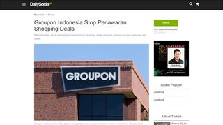 
                            13. Groupon Indonesia Stop Penawaran Shopping Deals | Dailysocial