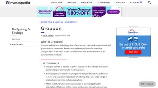 
                            4. Groupon - Investopedia
