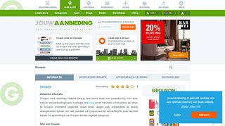 
                            5. Groupon kortingen, aanbiedingen & vouchers - JouwAanbieding.nl