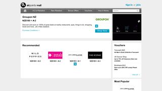 
                            7. Groupon NZ - Earn Airpoints Dollars with Air New Zealand