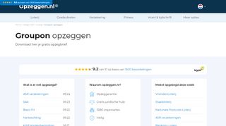 
                            7. Groupon opzeggen - Opzeggen.nl