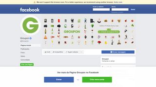 
                            4. Groupon - Página inicial | Facebook
