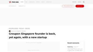 
                            12. Groupon Singapore founder making PR affordable for startups