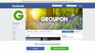 
                            10. Groupon - Startseite | Facebook