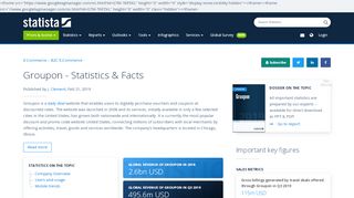 
                            9. Groupon - Statistics & Facts | Statista