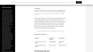 
                            13. Groupon UK: Customer Service Contact Number, Helpline: 0843 837 ...