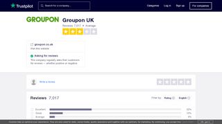 
                            8. Groupon UK Reviews | Read Customer Service Reviews of groupon ...