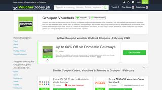 
                            9. Groupon Voucher & Credit Codes - ivouchercodes