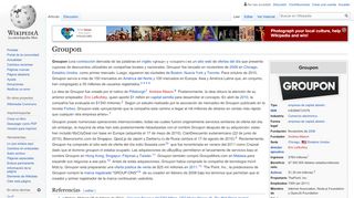 
                            9. Groupon - Wikipedia, la enciclopedia libre