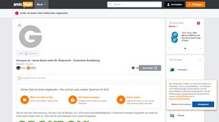 
                            5. Groupon.at - keine Deals mehr für Österreich - Gutschein Erstattung ...