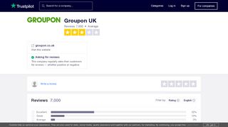 
                            7. groupon.co.uk reviews - Trustpilot