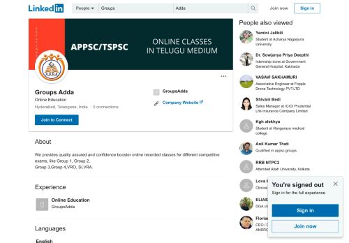 
                            3. Groups Adda - Online Education - GroupsAdda | LinkedIn