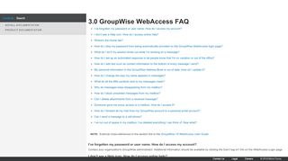 
                            5. GroupWise WebAccess FAQ - GroupWise 18 Client Frequently Asked ...