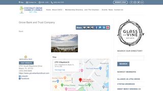 
                            9. Grove Bank and Trust Company | Bank - – Coconut Grove Chamber ...
