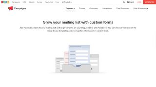 
                            3. Grow your Mailing List with Custom Forms - Zoho Campaigns