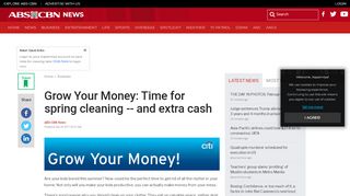 
                            13. Grow Your Money: Time for spring cleaning -- and extra cash | ABS ...