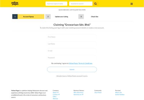 
                            11. Growarisan Sdn. Bhd. - Claim this Listing - Yellow Pages