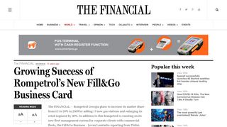 
                            10. Growing Success of Rompetrol's New Fill&Go Business Card