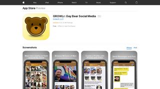 
                            8. GROWLr: Gay Bear Social Media on the App Store - iTunes - Apple