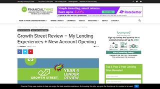 
                            5. Growth Street Review - My Lending Experiences + New Account ...