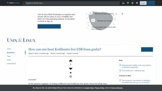 
                            3. grub - How can one boot Kodibuntu live USB from grub2? - Unix ...