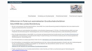 
                            5. Grundbuch Brandenburg - Portal-Startseite