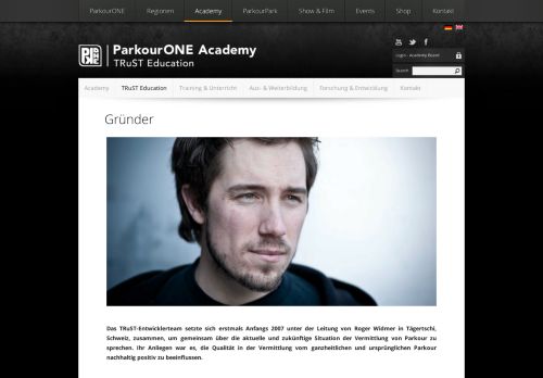 
                            11. Gründer | ParkourONE Academy –