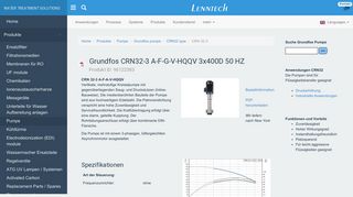 
                            5. Grundfos Pumpe: CRN32-3 A-F-G-V-HQQV 3x400D 50 HZ (96122383)