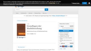 
                            7. Grundlagen der Marktforschung - Marktuntersuchung und ... - Springer